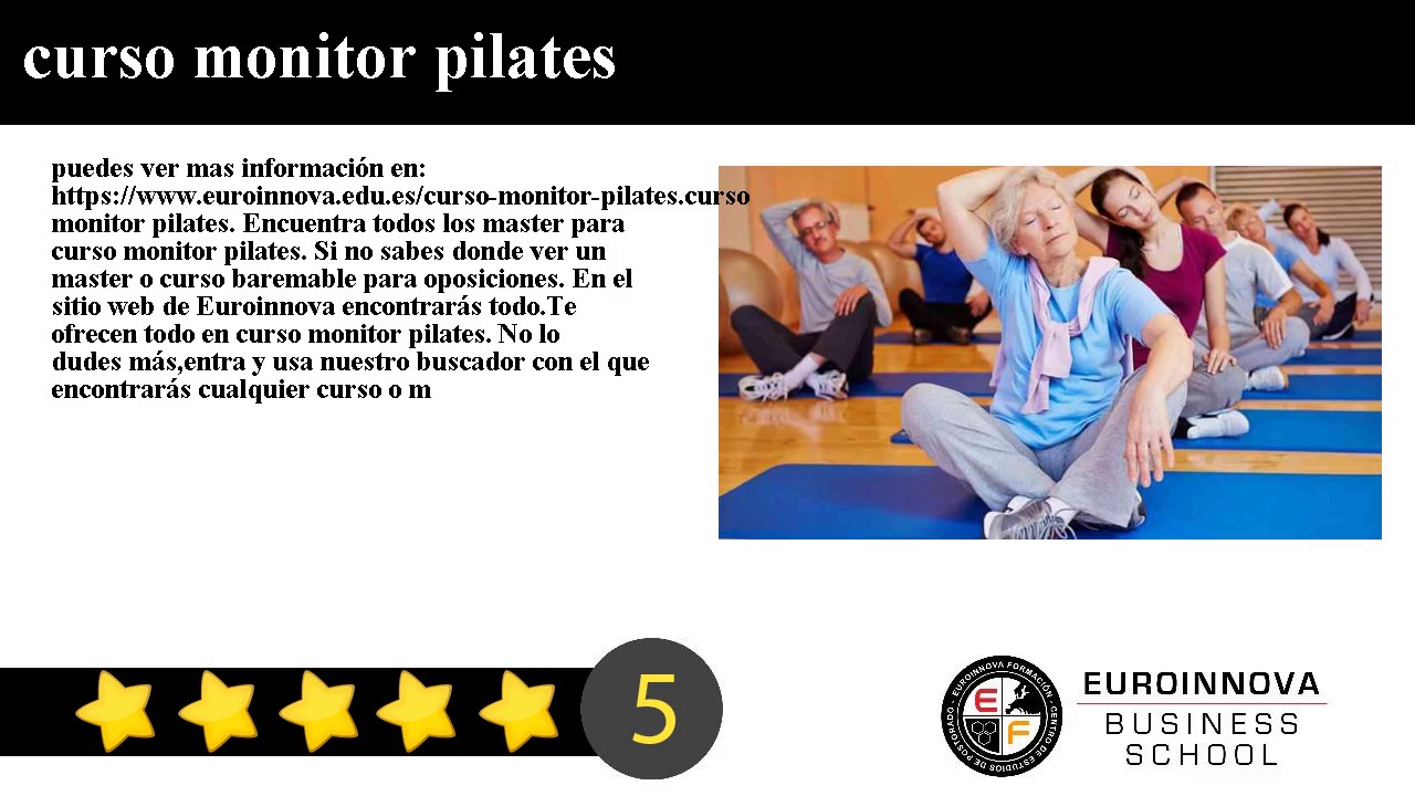 curso monitor pilates