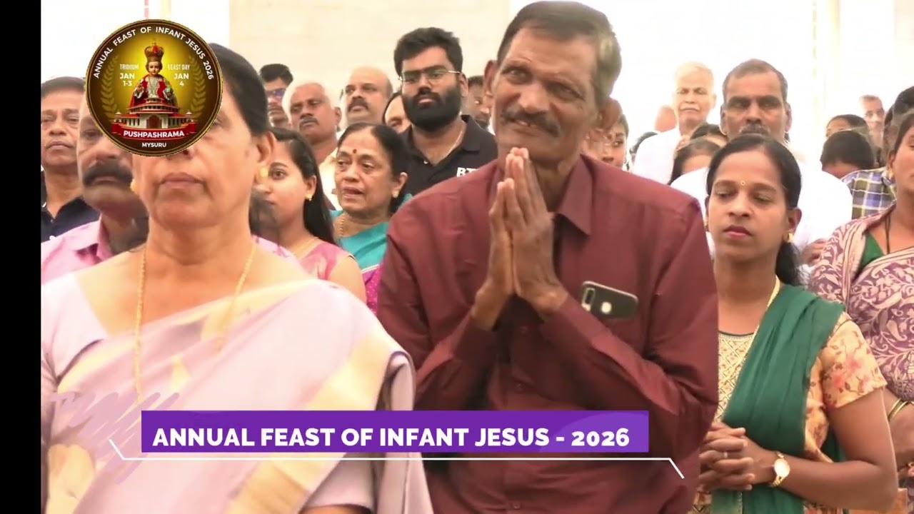 Annual Infant Jesus Feast Mass at 12 PM | Fr Patrick Johannes Rao | Infant Jesus Shrine Pushpashrama