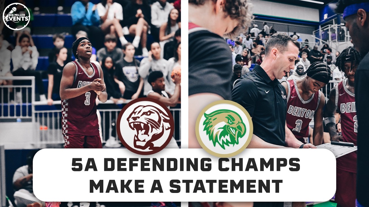 Benton Takes Down Greene County Tech | 5A Arkansas State Tournament Highlights 🏀🔥