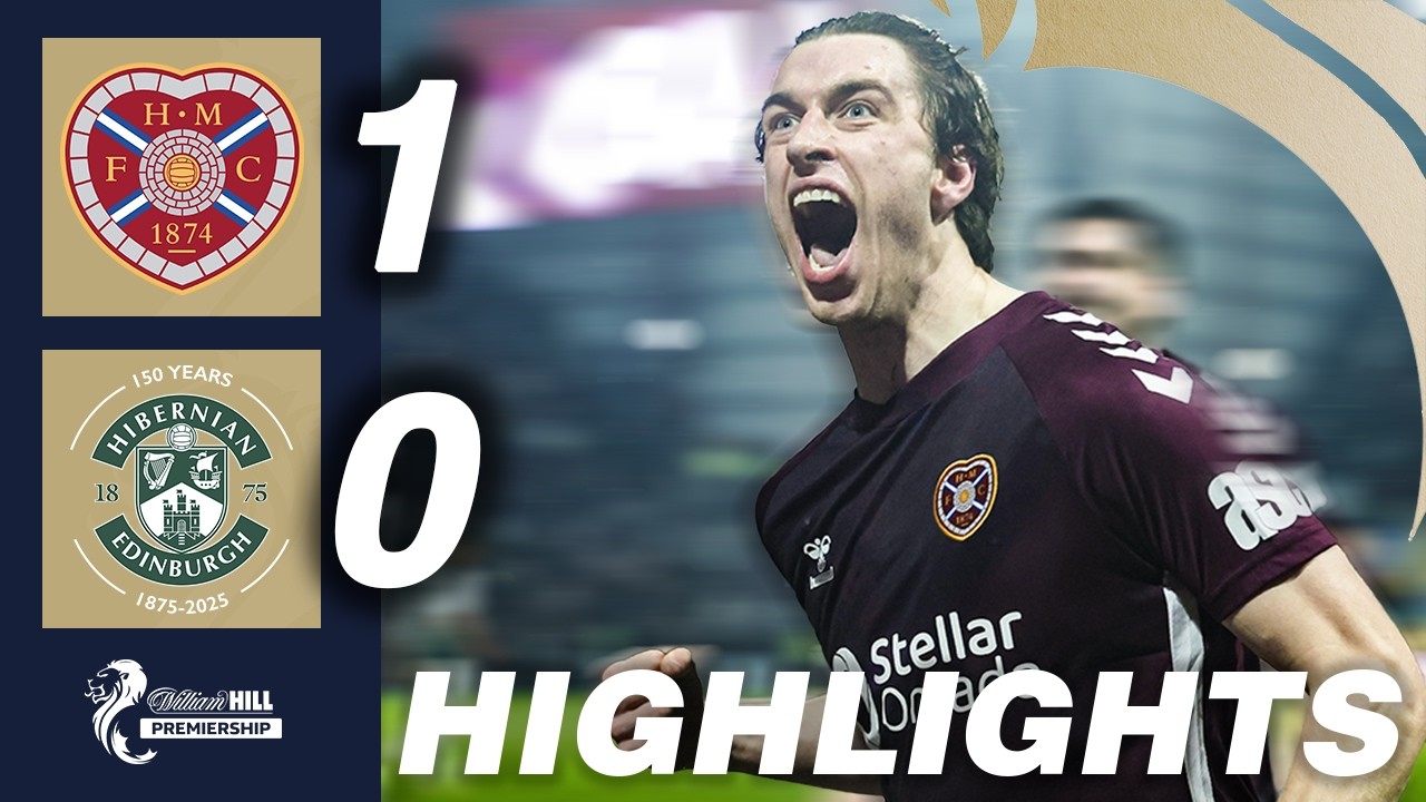 Heart of Midlothian 1-0 Hibernian | HIGHLIGHTS | William Hill Premiership