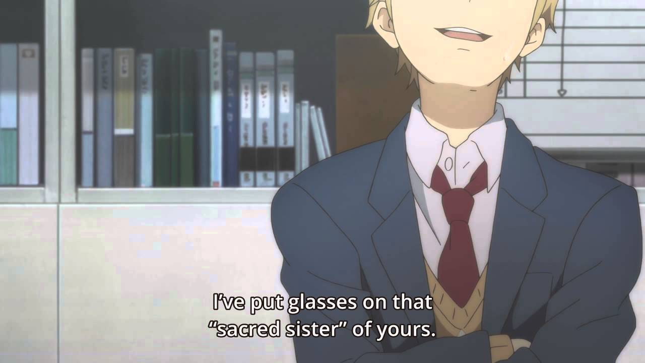 Kyoukai no Kanata 03 - Glasses or Little Sisters?