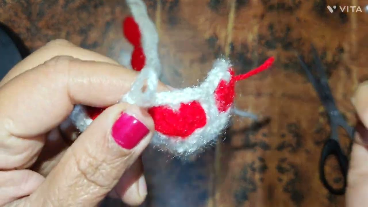 Heart shape crochet  hair band ❤️❤️❤️♥️♥️♥️