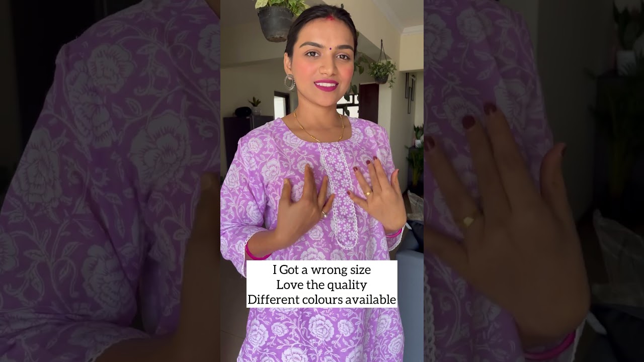 Amazon cotton kurti review #amazonfinds #kurti #cottonkurti #shorts #trending