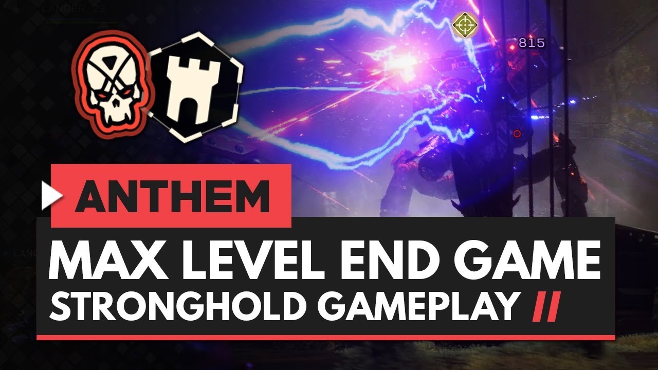 ANTHEM | Max Level End Game Stronghold Gameplay 'The Temple of Scar'
