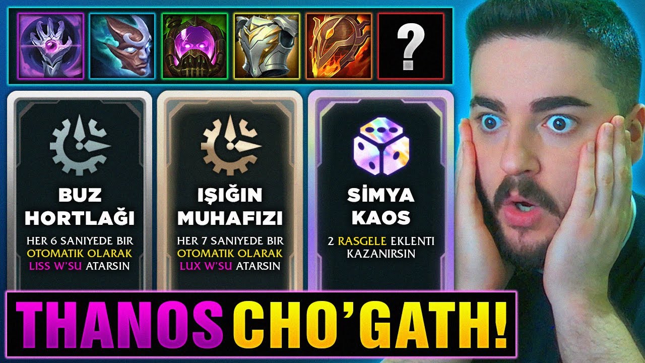 ARENA'DA 6 PRİZMATİK İLE THANOS CHO'GATH OLDUM! | LOL ARENA | Zegabon