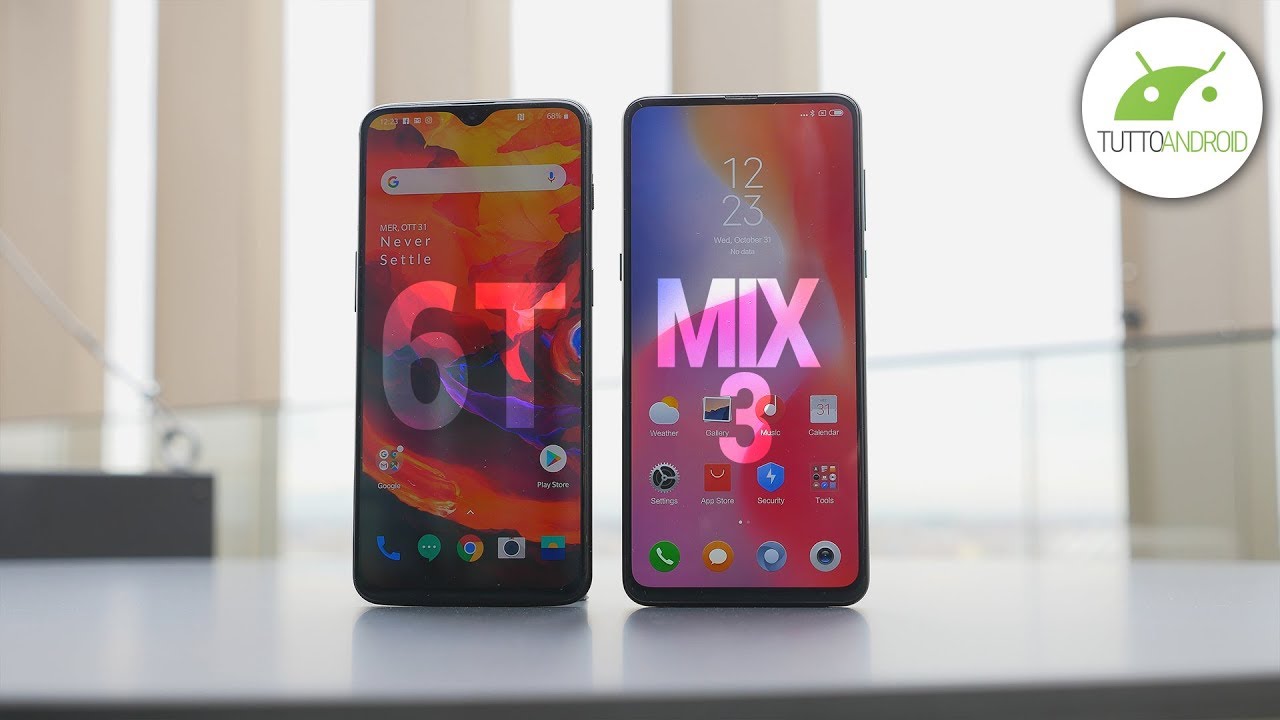 ONEPLUS 6T o XIAOMI MI MIX 3? QUALE PREFERITE? | Primo CONFRONTO | ITA | TuttoAndroid