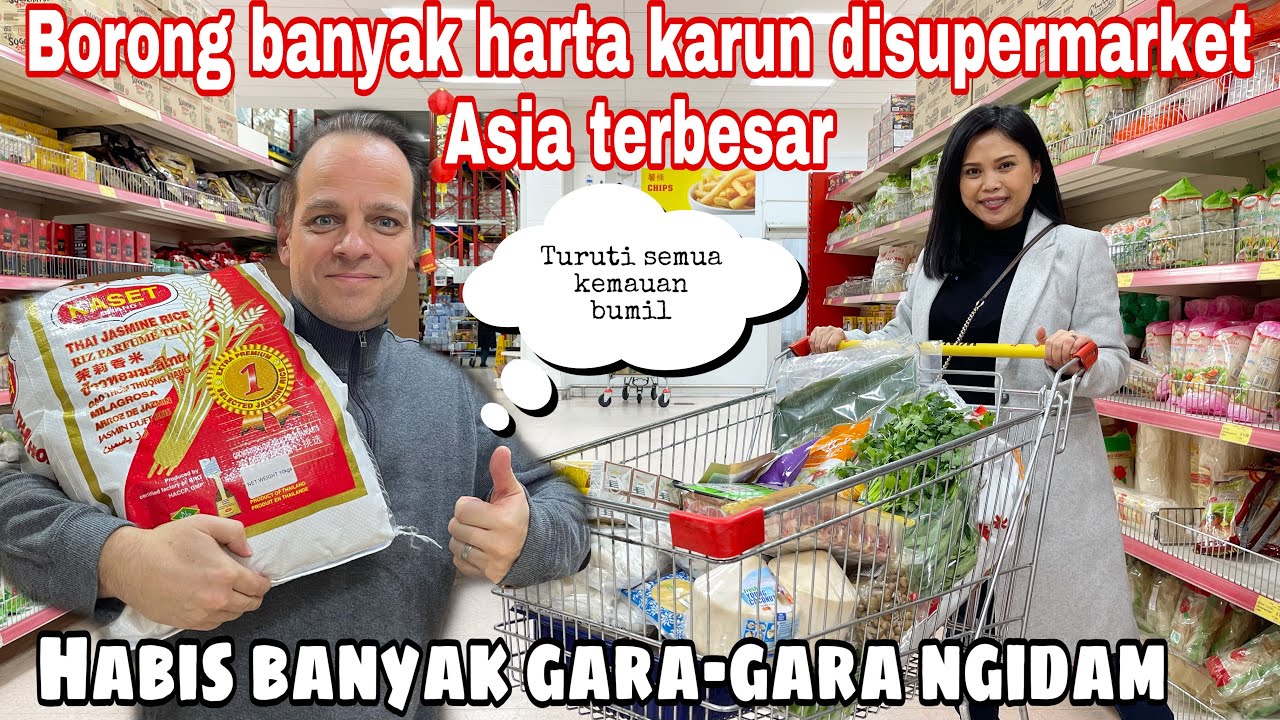BORONG BANYAK HARTA KARUN DI SUPERMARKET ASIA TERBESAR || HABIS BANYAK GARA-GARA NGIDAM
