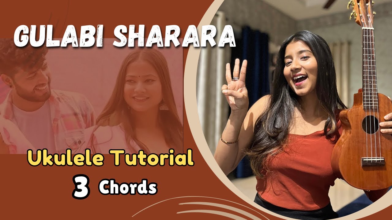 Gulaabi Sharara😍 | Ukulele Tutorial | Ritika Biswas