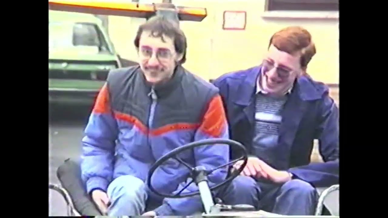 Maibaum stellen in Dernau 1986