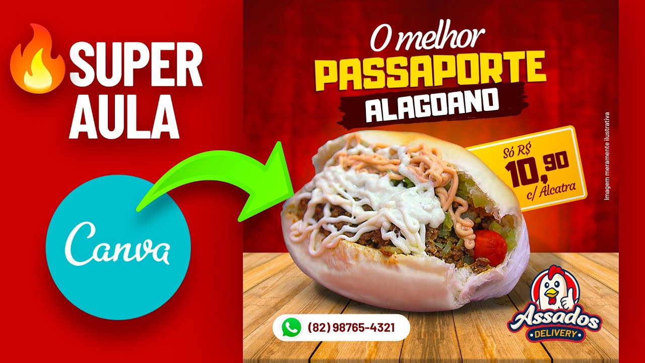 🔥 Post de Passaporte Alagoano no #Canva [SUPER AULA]