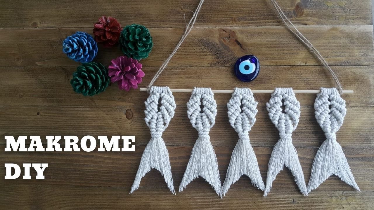 #DIY How to Make Macrame Fish Pattern