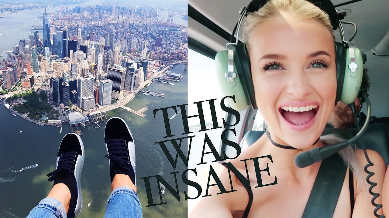 WE WERE HANGING OUT OF A HELICOPTER OVER NEW YORK | VLOG 19