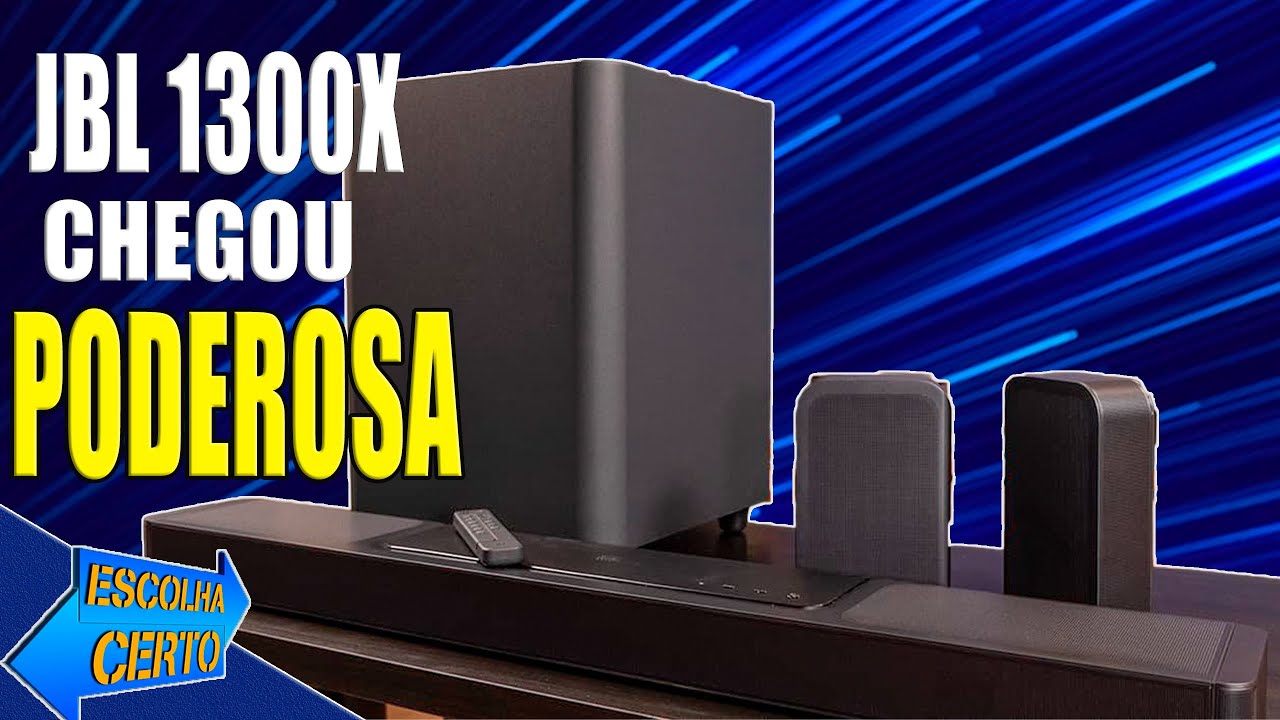 COM 1170W JBL LANÇA SOUNDBAR MONSTRO 11.1.4 CANAIS