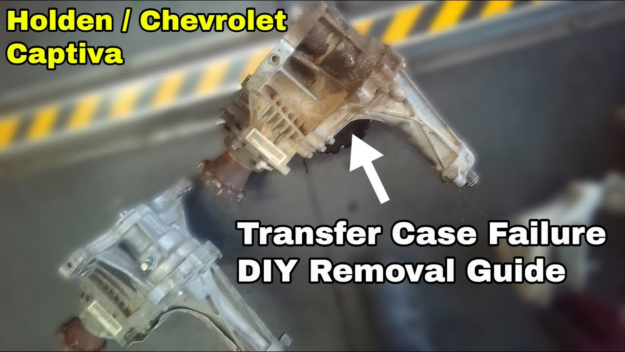 Transfer Case Removal (POV)- Step By Step Guide - How To DIY - Holden Captiva