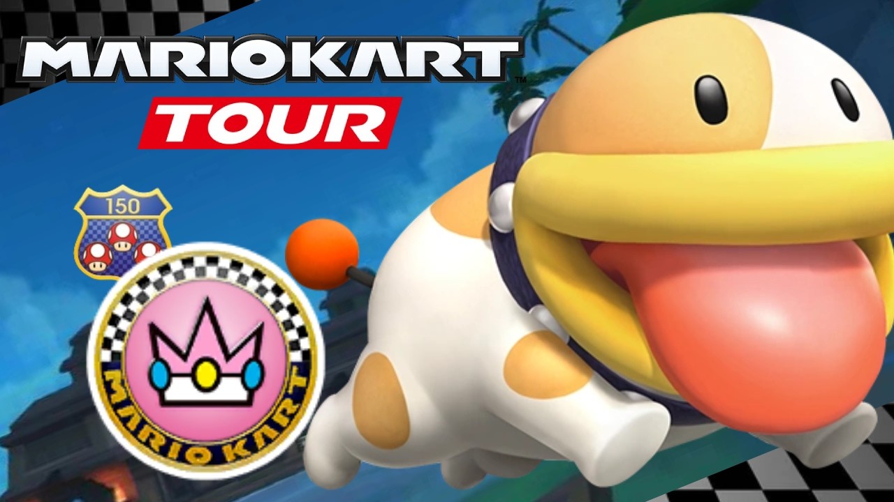 Mario Kart Tour Exploration Tour Cat Peach Cup Gameplay 