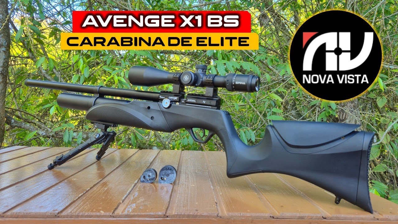 CARABINA AVENGE X1 5.5 BS - UMA PCP DE ELITE