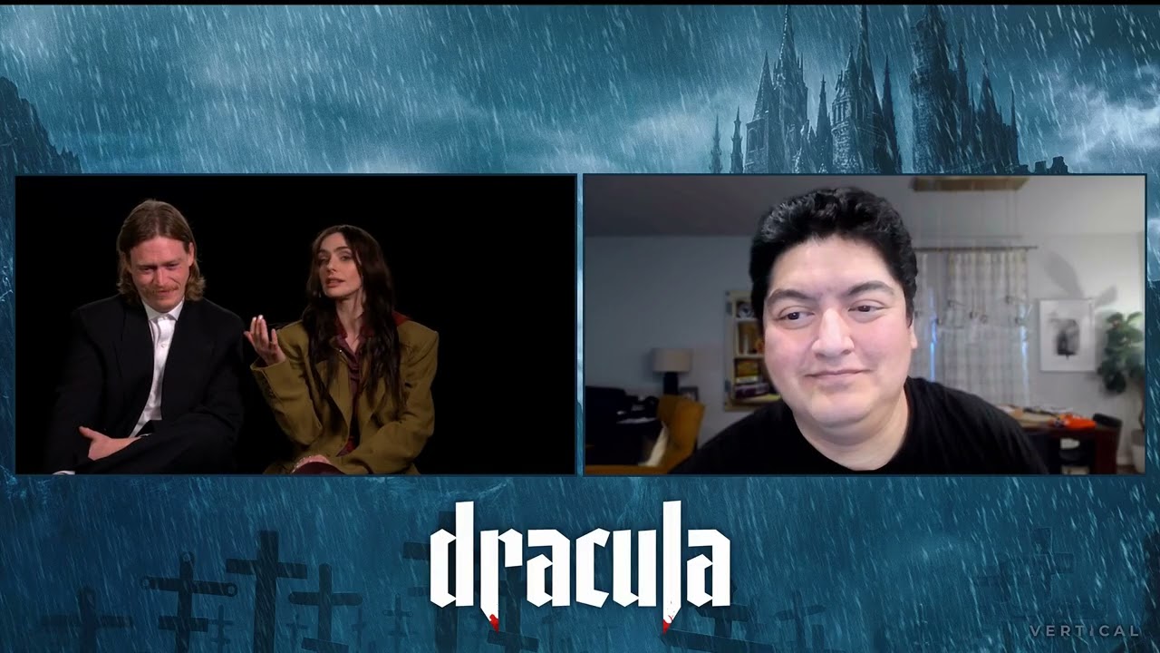 Interview with Caleb Landry Jones & Zoë Bleu - Dracula (2026)