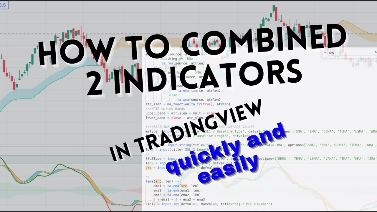 How combining 2 Indicators in TradingView Using Pine Script | Easy and Quick Tutorial