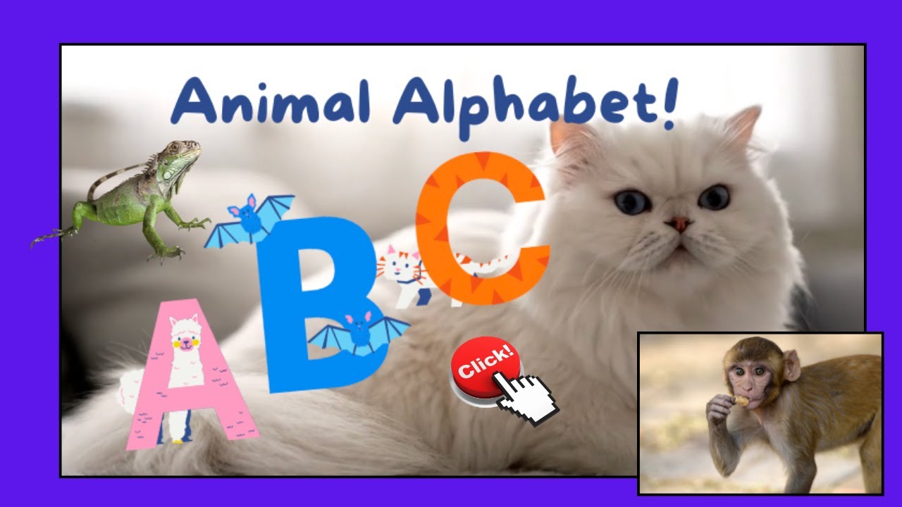 Learn to Read English With Animals!