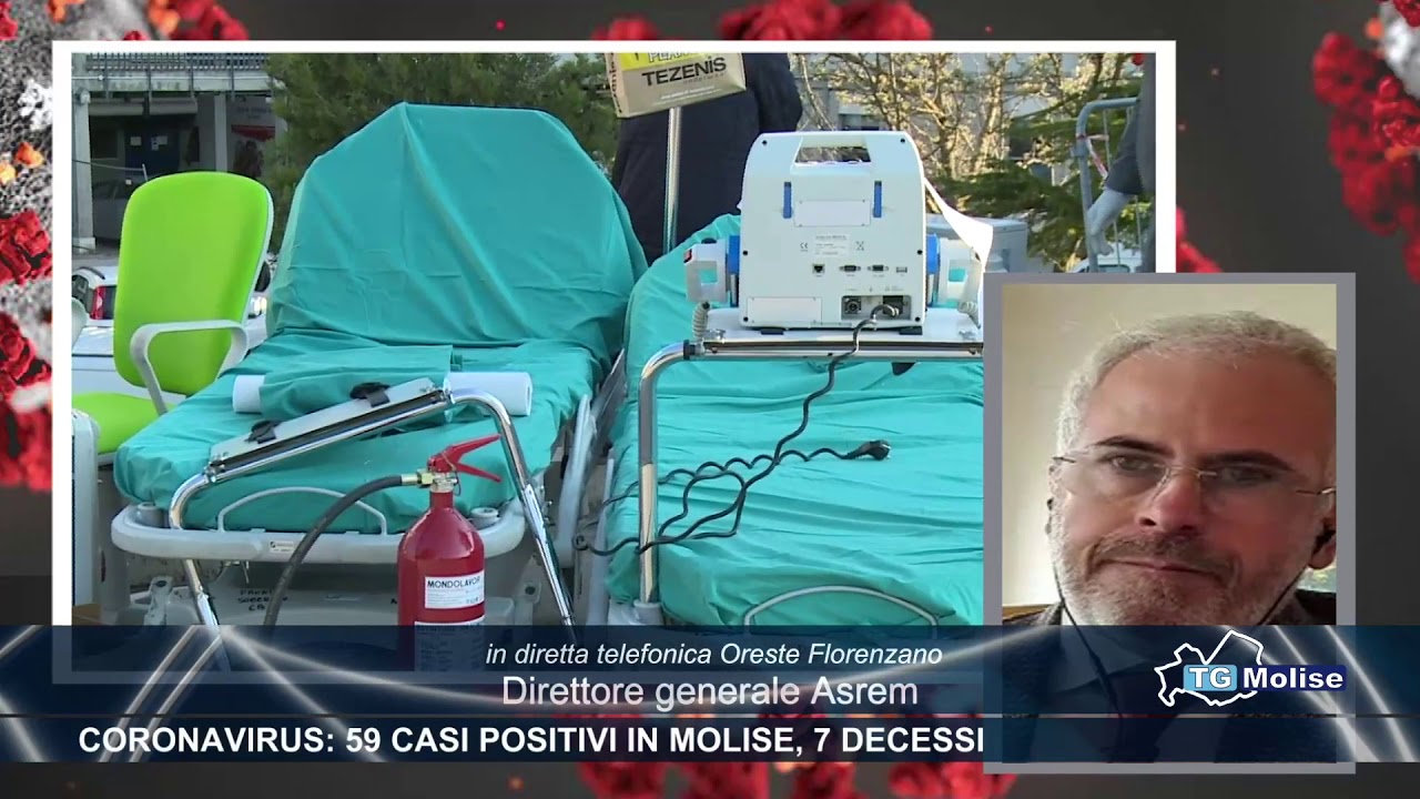 Coronavirus: 59 casi positivi in Molise, 7 decessi
