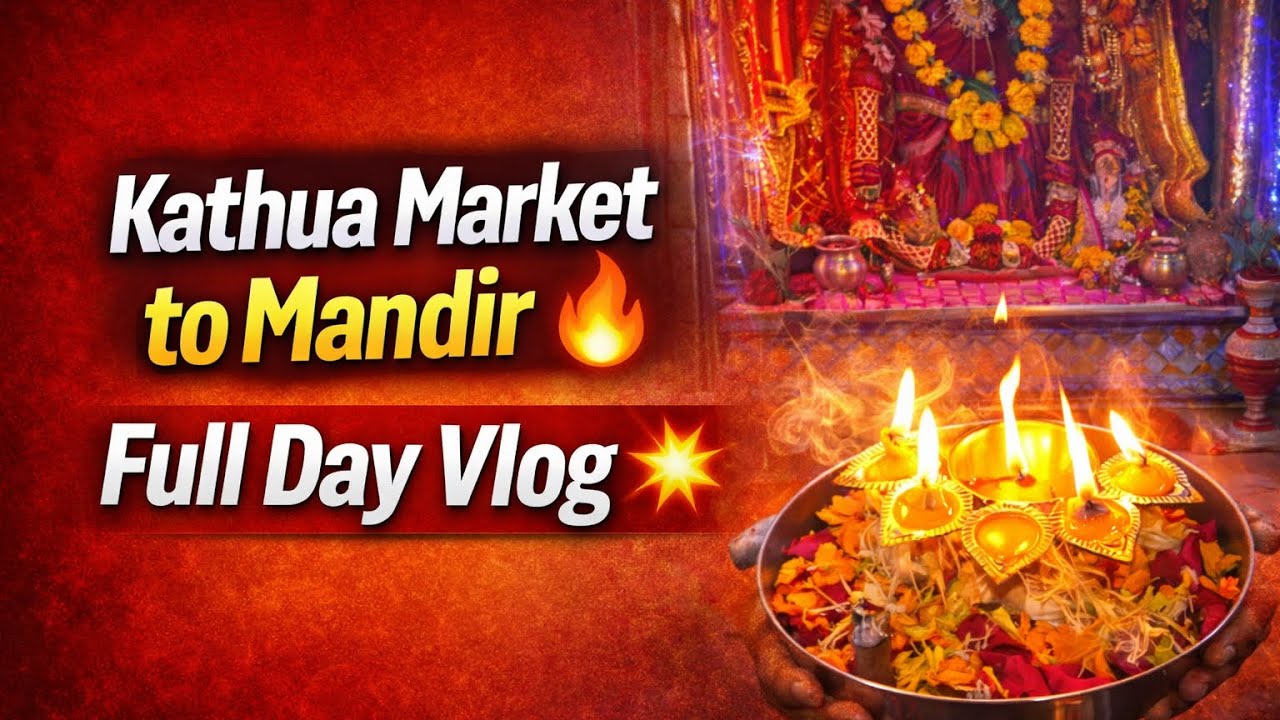 Subah Shop Shopping 🛍️ | Shaam ko Chandika Mata ki Aarti 🙏✨