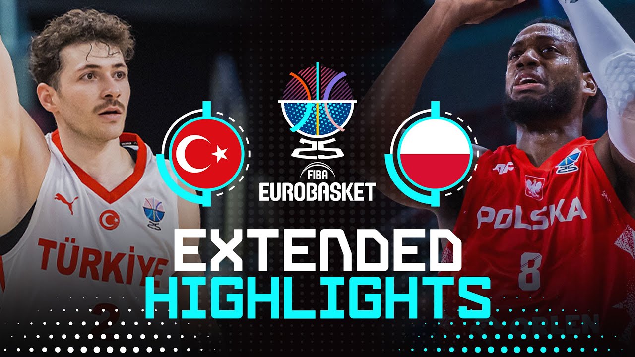 Türkiye 🇹🇷 vs Poland 🇵🇱 | Quarter-Finals | Extended Highlights | FIBA EuroBasket 2025