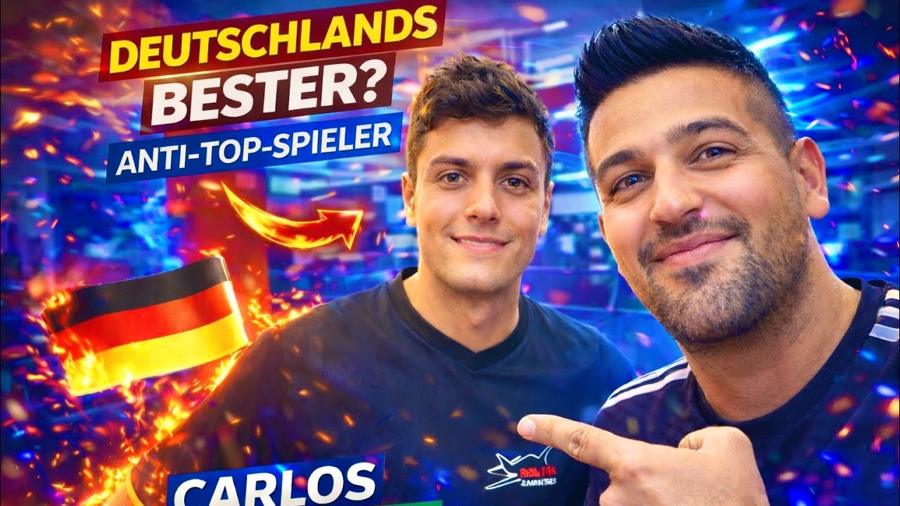 Materialspieler aufgepasst: Training mit einem der besten Anti-Spieler Deutschlands! Carlos Mühlbach