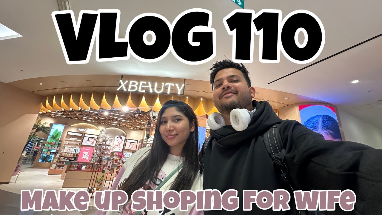 WIFE KE LIYE MAKE UP KA SHOPING KIYA FIRST TIME 🥰
