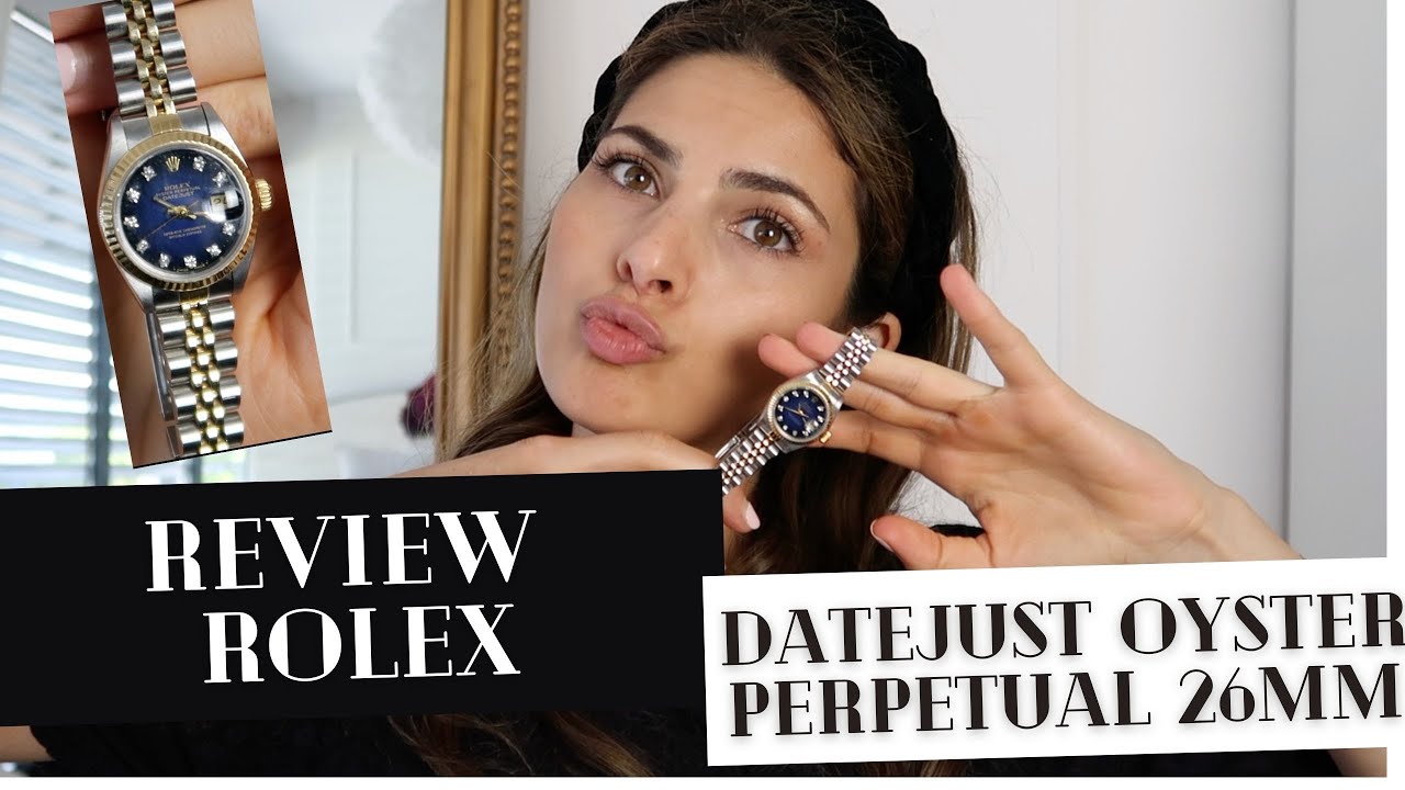 ROLEX REVIEW: Vintage Datejust Oyster Perpetual 26mm Navy Dial with Diamonds