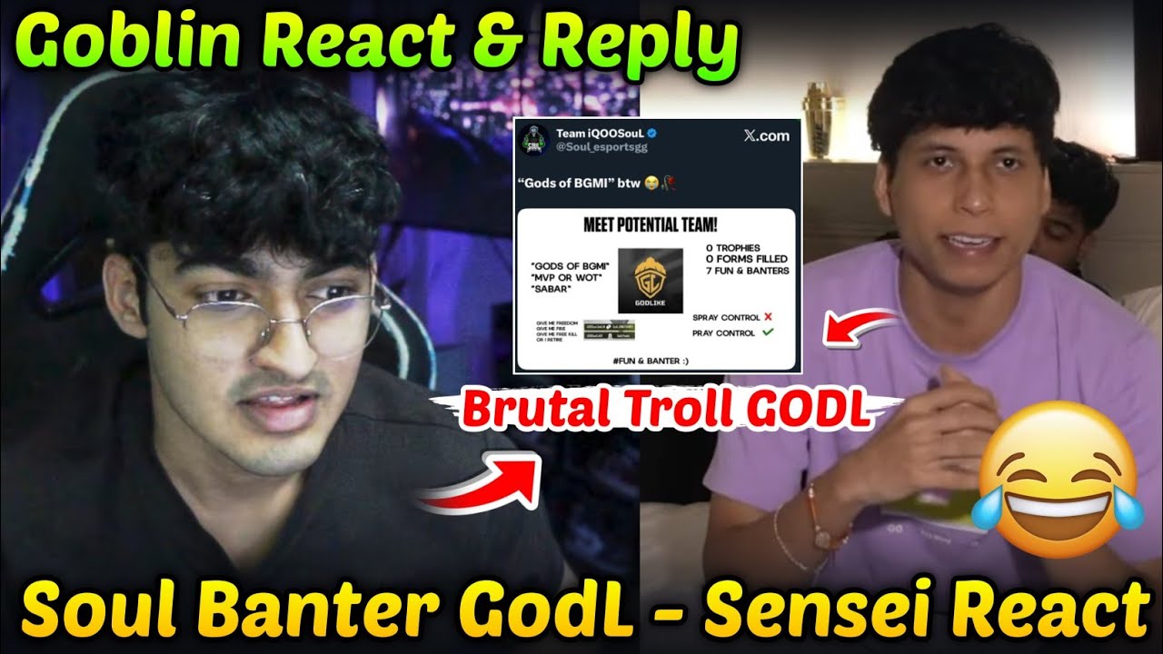SOUL Brutally Troll GODL😱 - Sensei Epic Reaction🤣 | Goblin Sad For Hector💔 | Reply on CRUSE✅