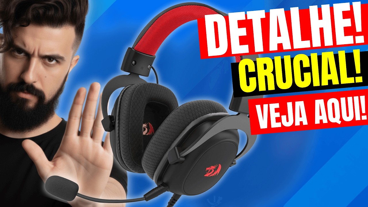 Headset Redragon Zeus Lite: CUIDADO com ESTE DETALHE antes de comprar! | Análise Sincera 2026