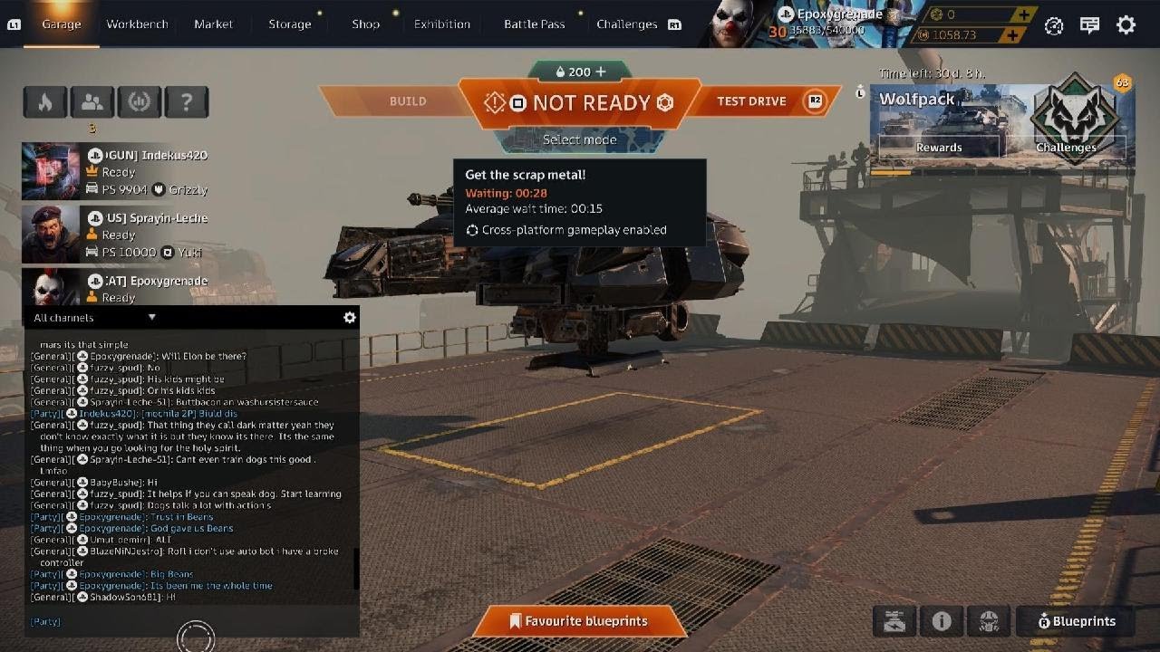 Crossout, myriad reaper fusion pt 2