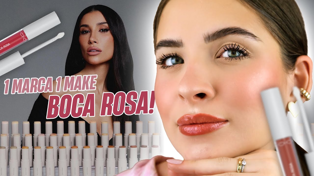 COMPREI TODOS OS LAN&Ccedil;AMENTOS DE BOCA ROSA PRA TESTAR COM VOC&Ecirc;S! - 1 MARCA 1 MAKE | Fernanda Tumas