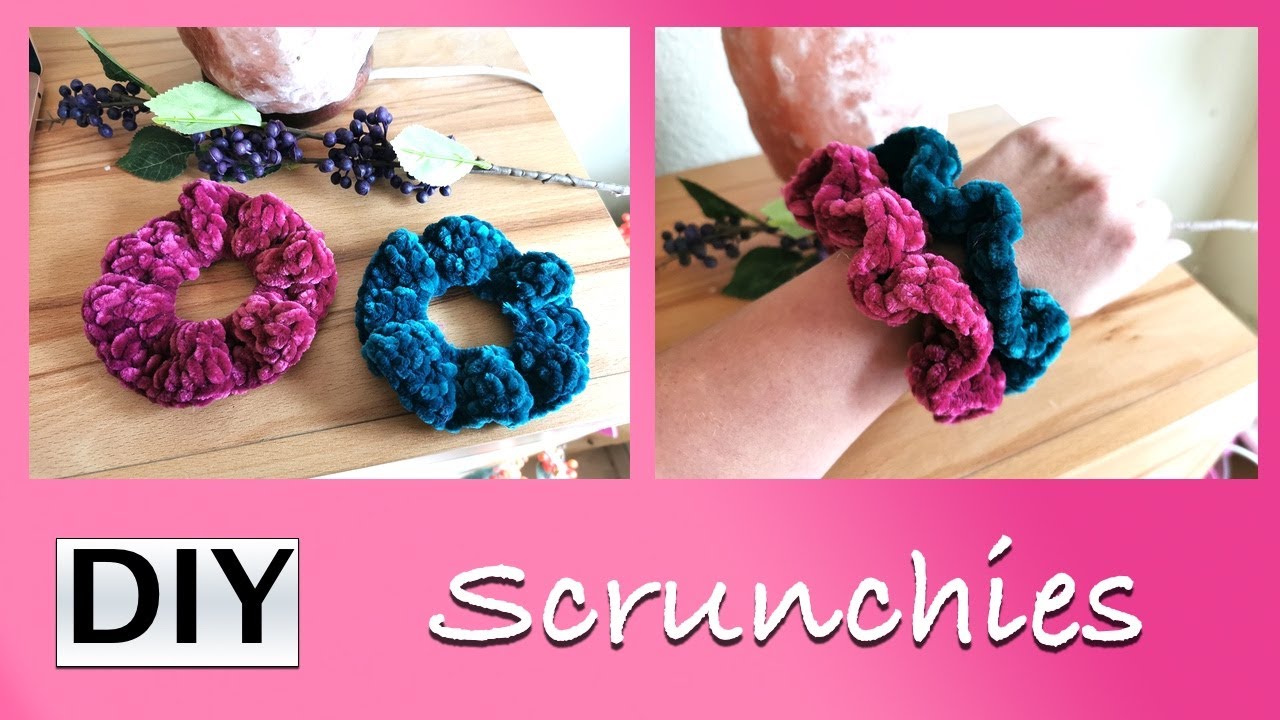 Scrunchie selber häkeln | Haargummi selber machen
