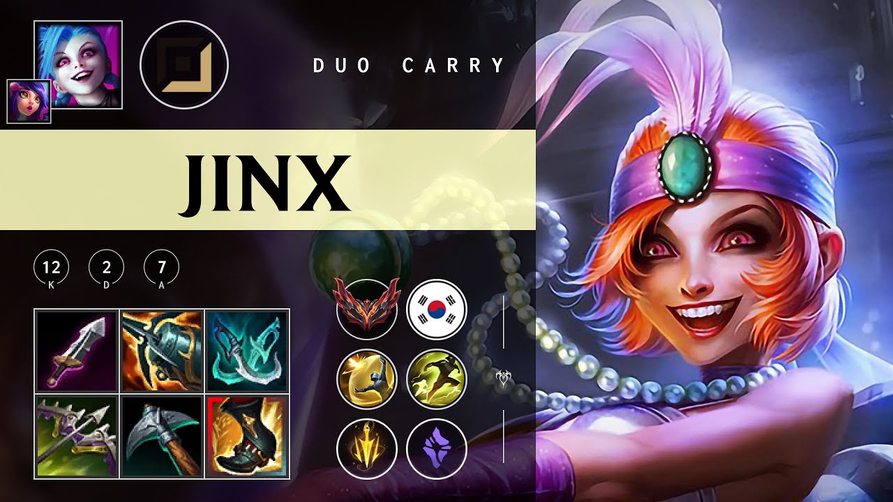 Jinx ADC vs Cassiopeia - KR Grandmaster Patch 25.22