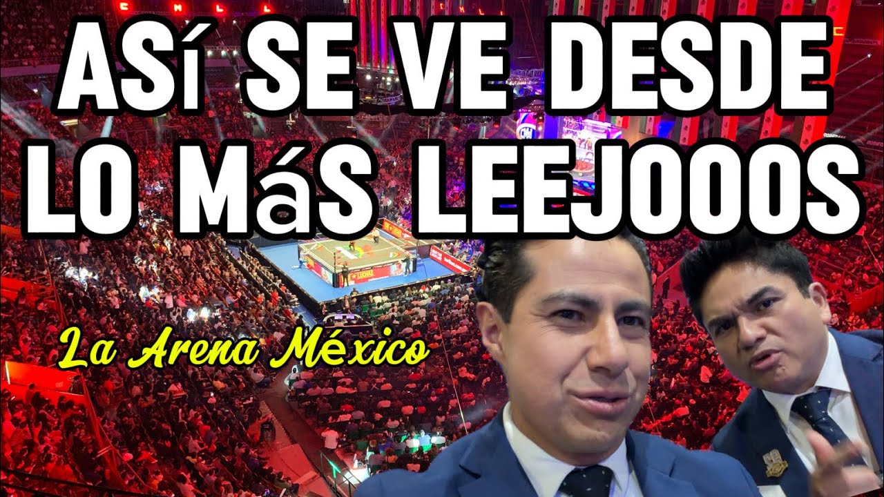 Nos lanzamos a saludar a la banda de las gradas de la Arena México previo a la función del CMLL