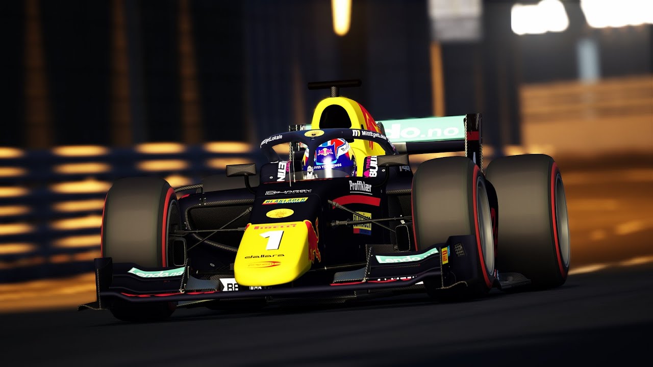 Dennis Hauger Lap at 2022 Monaco Grand Prix | Assetto Corsa MOD F2 2022