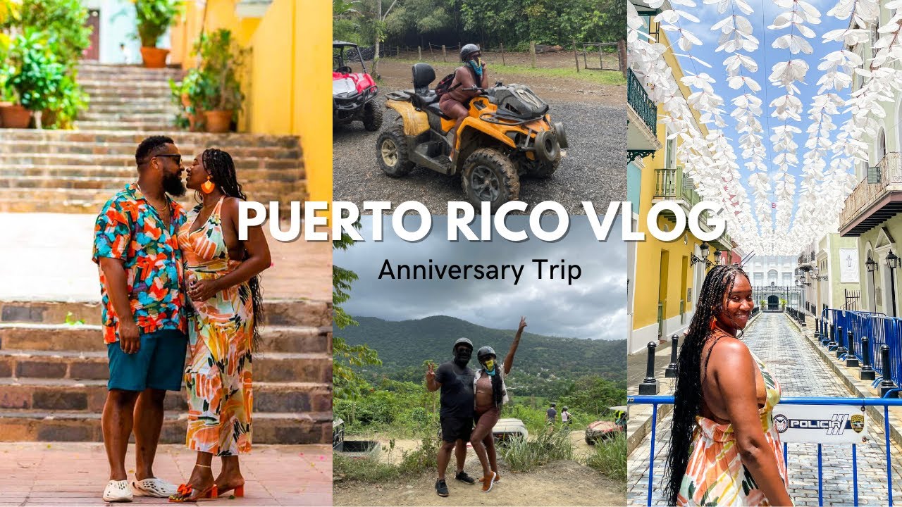 Anniversary Vlog | Old San Juan, Carabali RainForest, UTV Driving