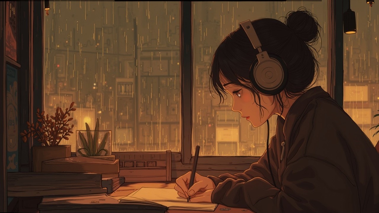 Lofi Girl Музыка для учебы | Звуки дождя Lofi Hip Hop для концентрации и отдыха
