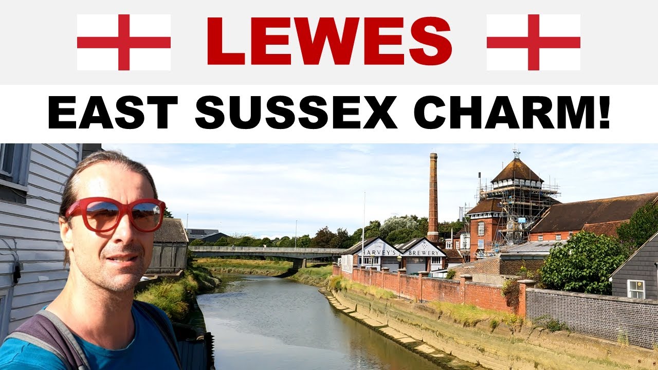 A tour of LEWES, East Sussex, England - History, Sights and Bonfires!