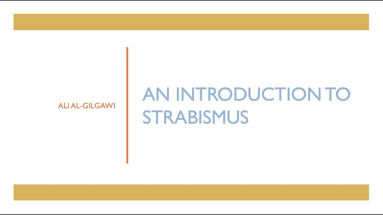 Introduction to Strabismus | Assessment, Orthoptic Tests & Understanding Eye Movements