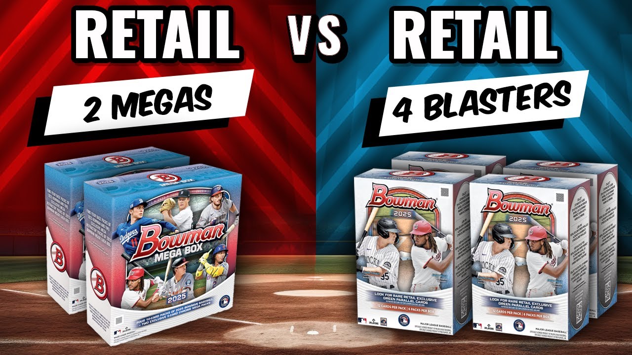 🚨HIT A CARD I&rsquo;VE BEEN CHASING!!🚨2025 BOWMAN BLASTERS VS MEGAS