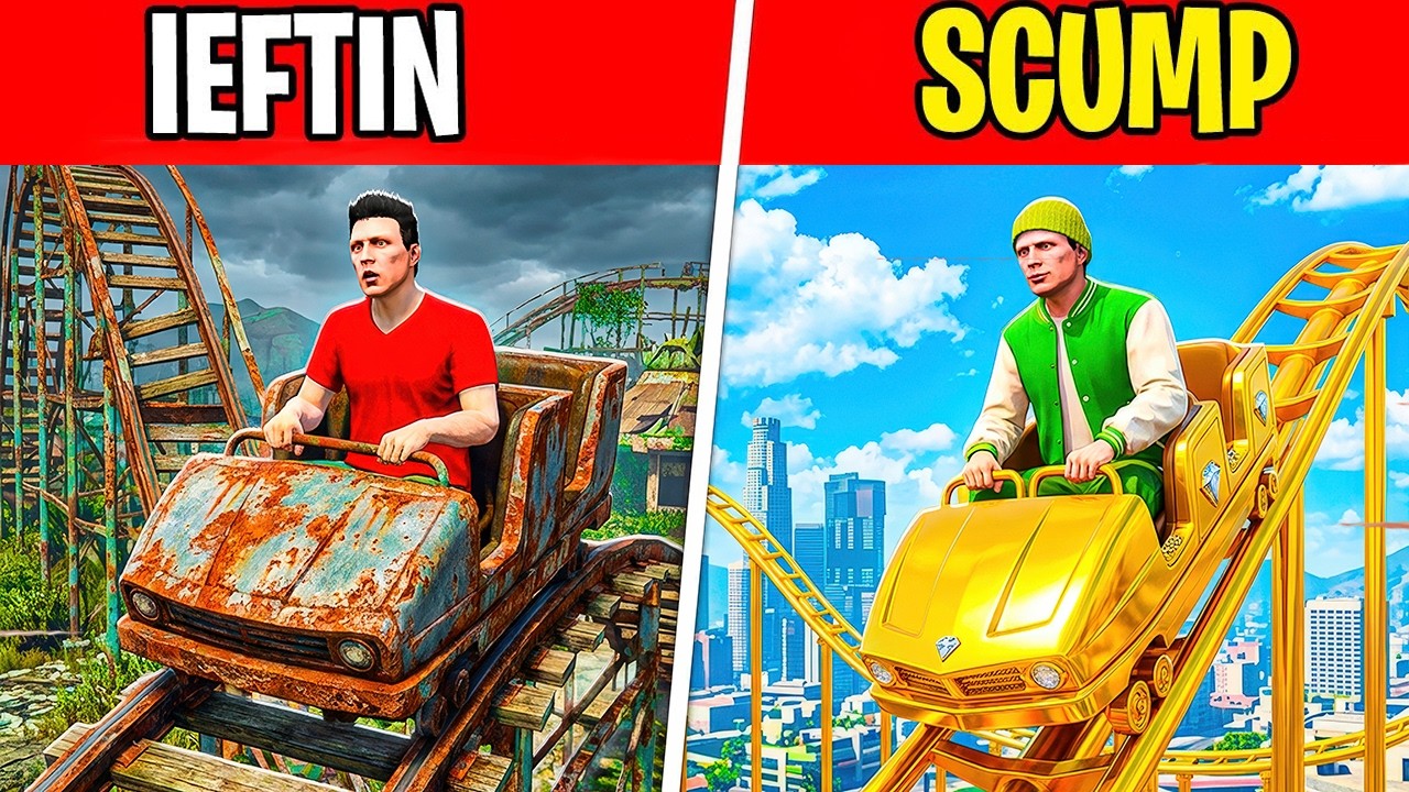 CARUSEL IEFTIN vs SCUMP in GTA 5!