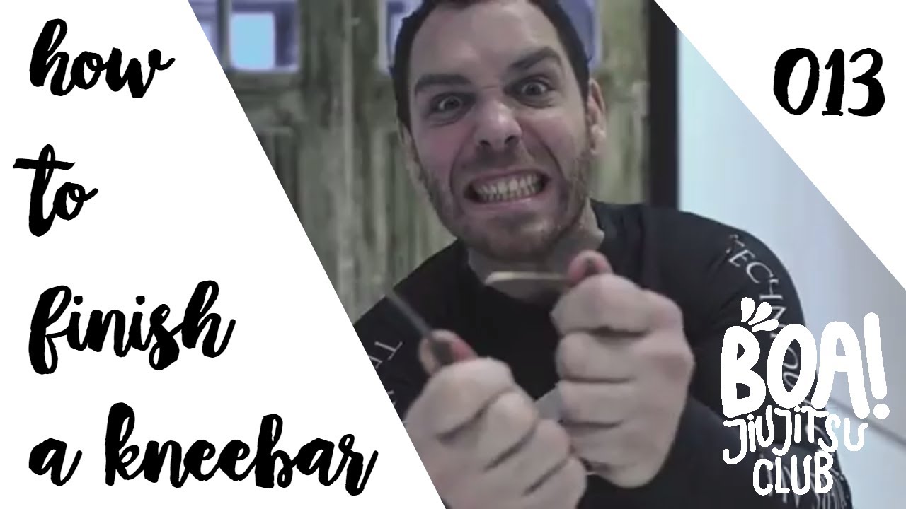 How To Finish a Kneebar - The principles