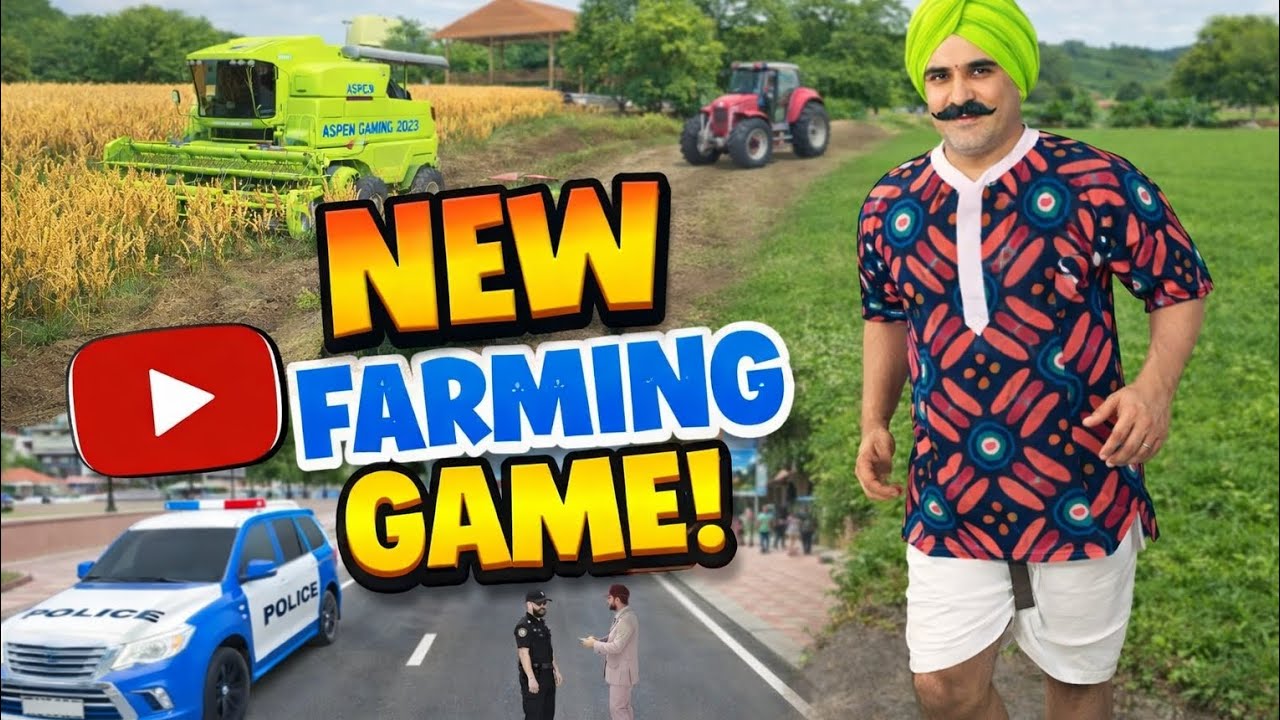 Indian Tractor Farming Game 🚜 Real Village Farming Gameplay