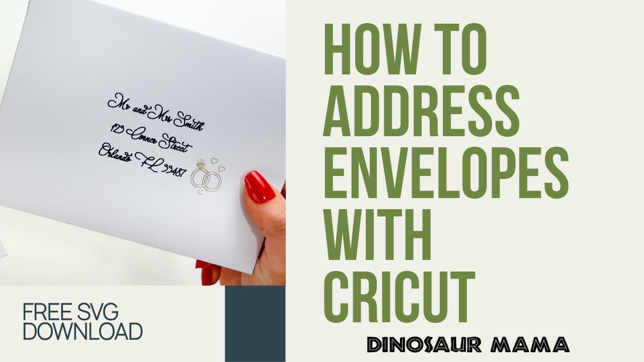 How to Address Envelopes with Cricut | Step-by-Step Tutorial for Wedding & Holiday Cards