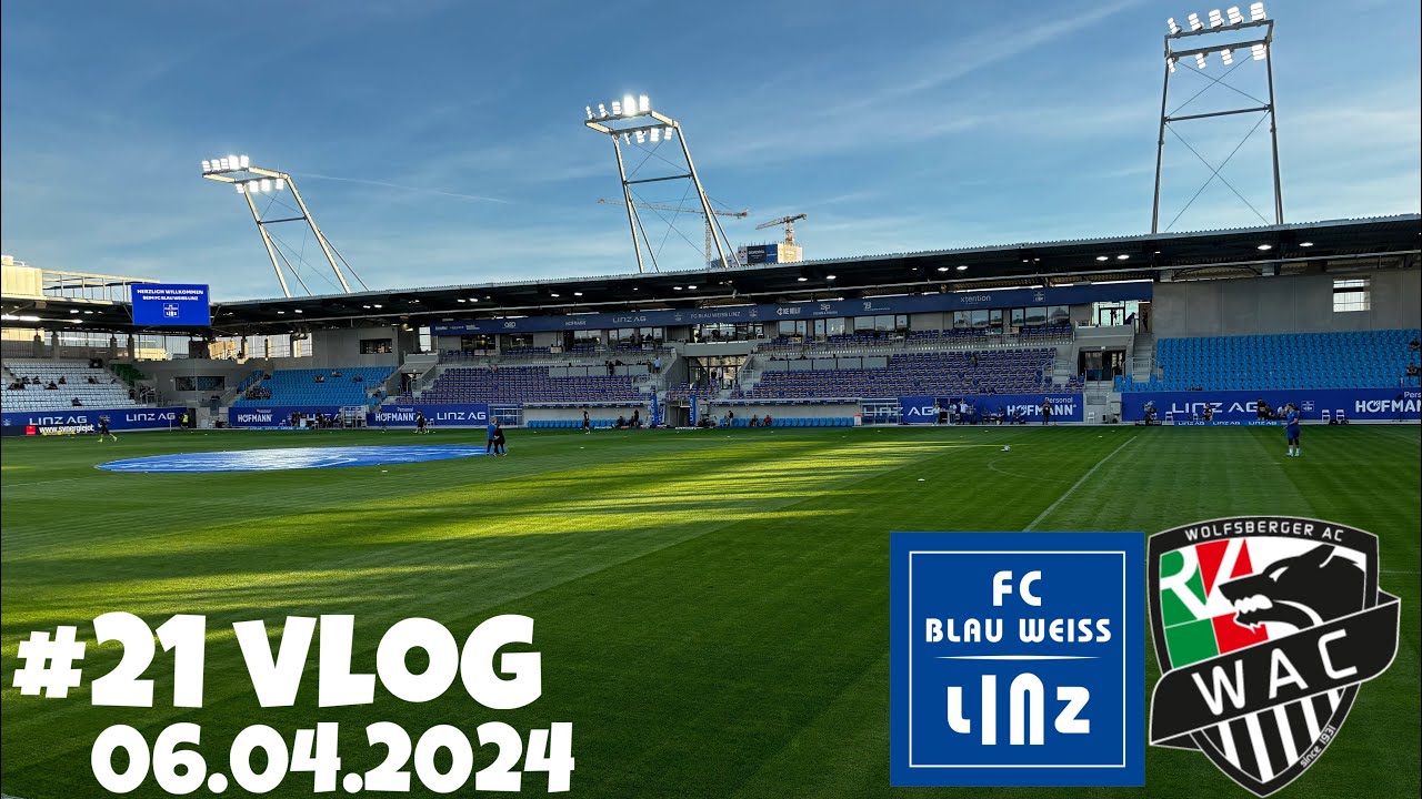 StadionVlog #21 - FC Blau-Weiß Linz vs RZ Pellets WAC (0:0) (06.04.2024)