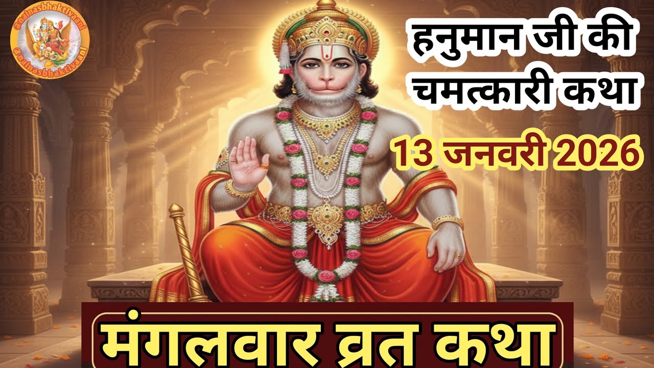 मंगलवार व्रत कथा हिंदी में | श्री हनुमान जी की चमत्कारी कथा | मंगल दोष, भय और संकट नाशक व्रत