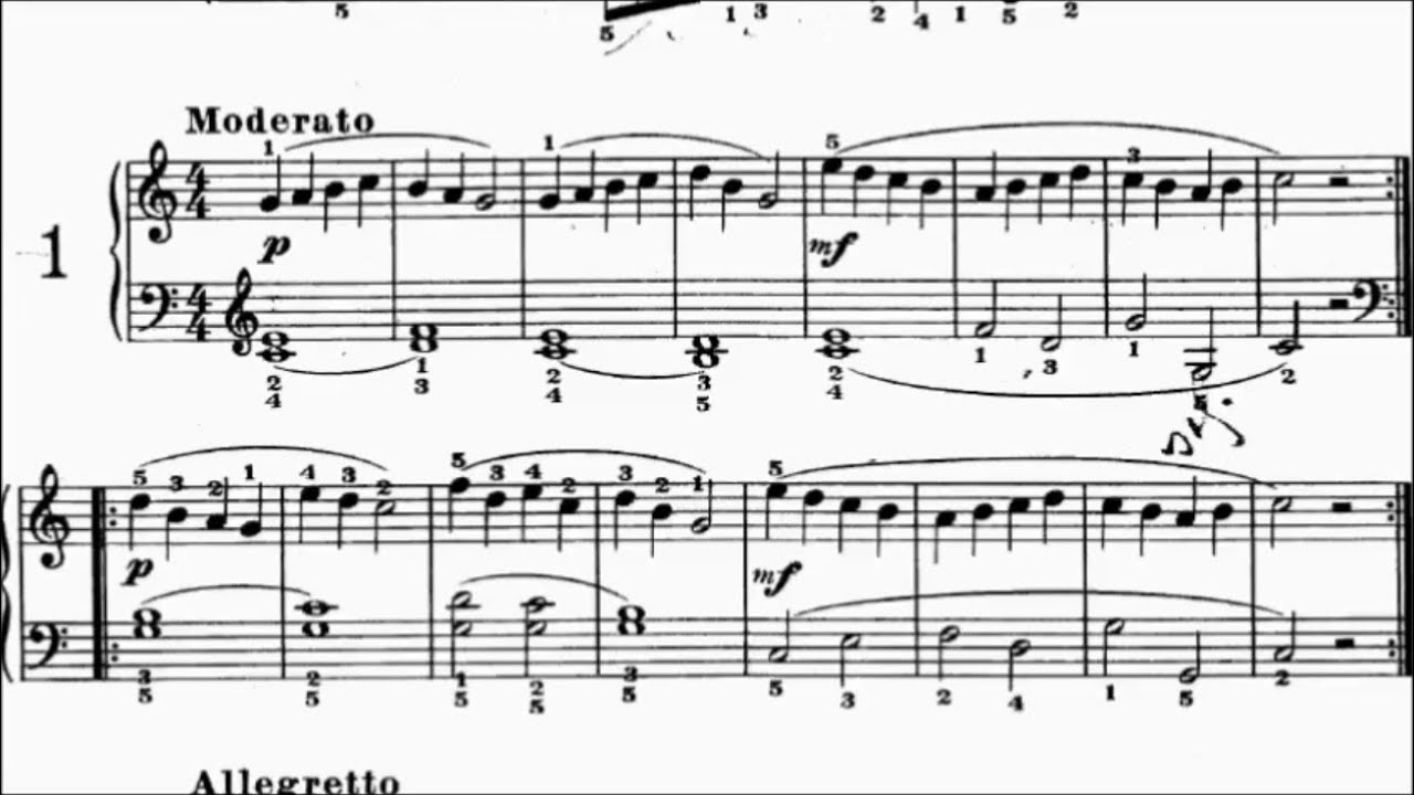 Diabelli Op.125 First 12 Studies for Piano (Complete)