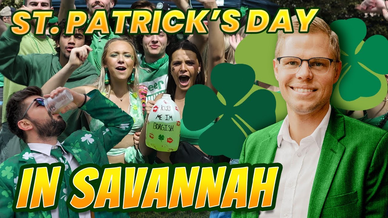 St. Patrick's Day in Savannah, Georgia!